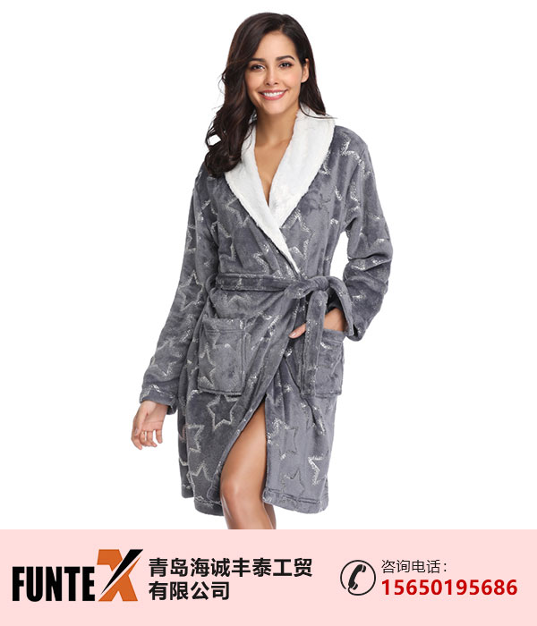 珊瑚绒睡裙生产厂家教你挑选舒服的睡衣