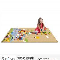 儿童房地毯批发_防污婴儿地毯定制_Sunfavor